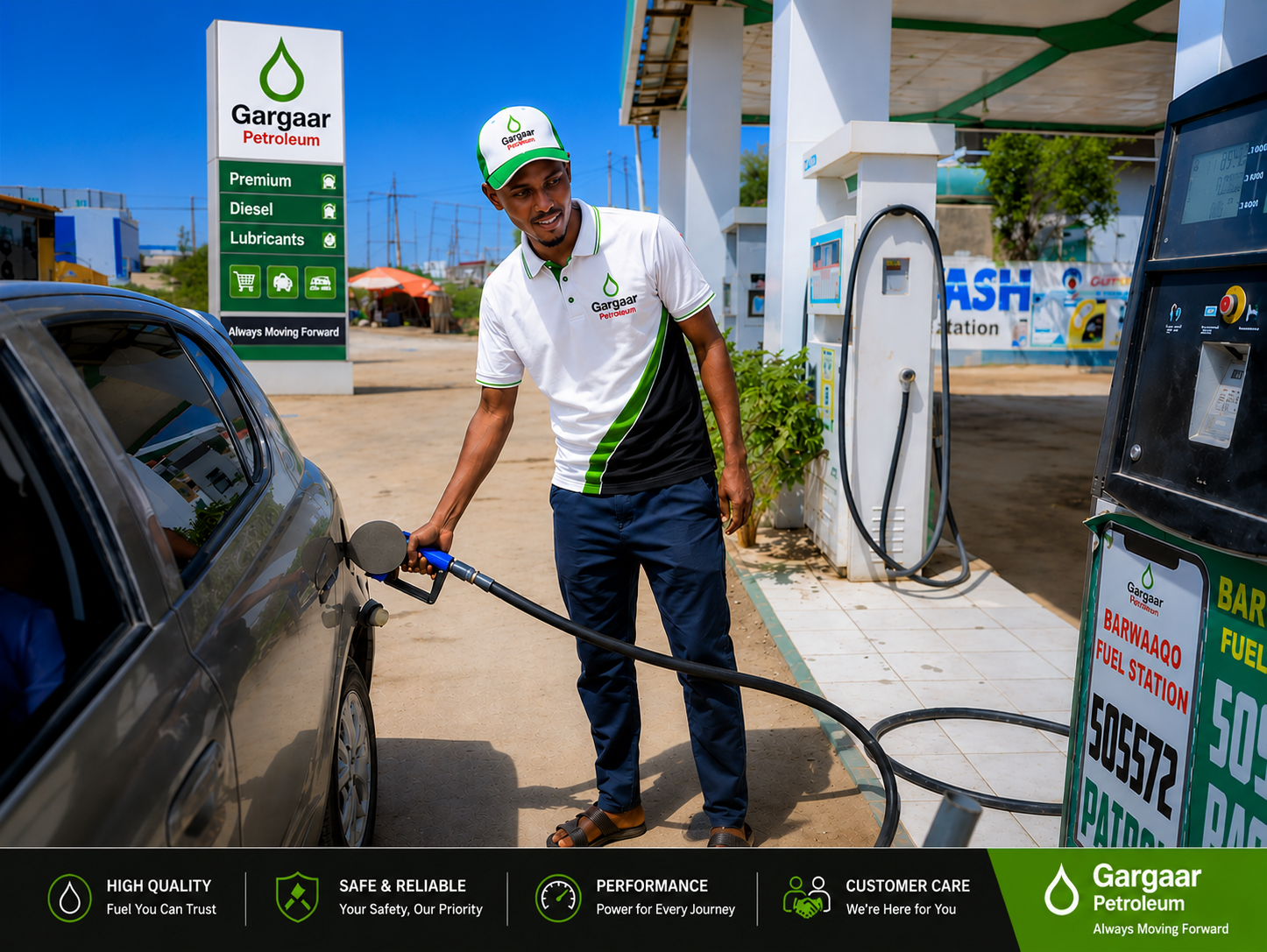 Gasoline supplied by Gargaar Petroleum